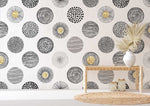 Papier peint mural Varies Circles II touche artistique et moderne - Vignette | Mr Papier Peint