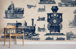 Papier peint mural véhicules vintage pour un voyage rétro et élégant - Vignette | Mr Papier Peint