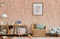 Image d’une chambre d’enfants avec papier peint mural Vibrations Roses et mobilier en bois