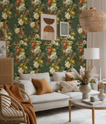 Papier peint mural Vignes du bouquet vert une œuvre d’art pour vos murs - Vignette | Mr Papier Peint