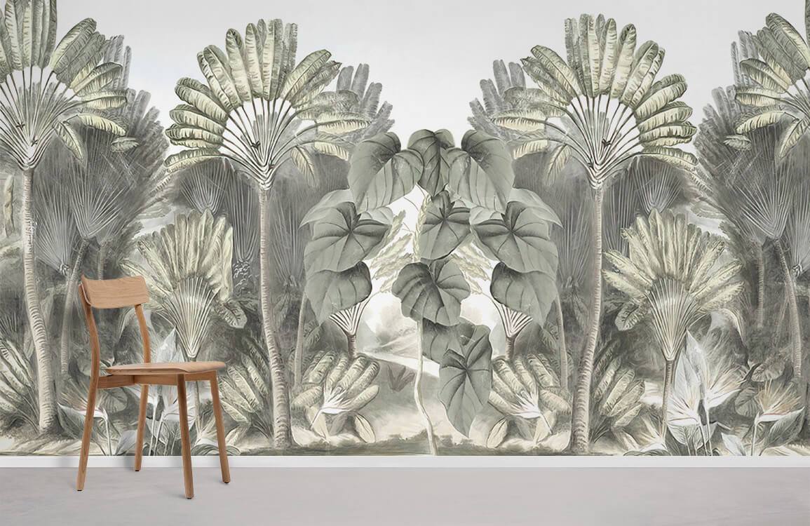 Papier peint mural Vintage Tropics - Le meilleur Papier peint panoramique Sur mesure