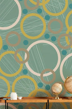 Papier peint mural Vinyle Cercles - Vignette | Mr Papier Peint