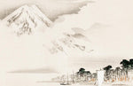 Papier peint mural Vue sur le Mont Fuji évasion japonaise - Vignette | Mr Papier Peint