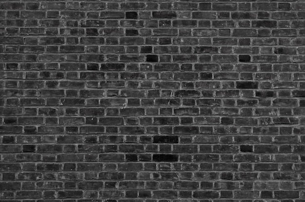 Papier Peint Texture Mur de Briques Noires - Design Urbain - Le meilleur Papier peint panoramique Sur mesure