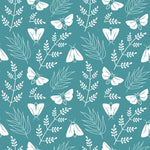 Papier Peint "Volée Bleue" – Papillons Blancs Élégants - Vignette | Mr Papier Peint