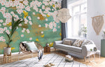 Papillon sur fleur - Papier peint mural - Vignette | Mr Papier Peint