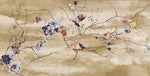 Papier peint branches fleuries pour une peinture murale sereine - Vignette | Mr Papier Peint