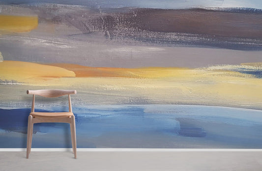 Peinture Murale d’Huile Ombre en Papier Peint - Le meilleur Papier peint panoramique Sur mesure