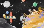 Rêve Sauvage avec Groupe d’Animaux III Peinture Murale Panoramique - Vignette | Mr Papier Peint