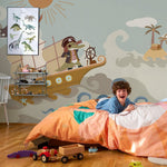 Fresque murale Pirate l’Océan en Aventure pour Chambre d’Enfant - Vignette | Mr Papier Peint