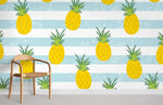 Répéter le motif de papier peint ananas mural - Vignette | Mr Papier Peint