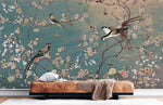 Réunion d'oiseaux - Papier peint mural - Vignette | Mr Papier Peint