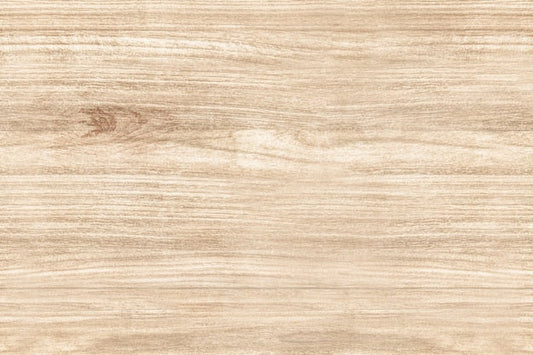 Revêtement texturé Beide en bois brun clair avec grain horizontal pour un sol charmant