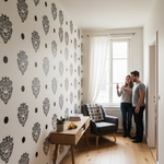 Papier peint panoramique Lion noir et blanc pour chambre à coucher majestueuse - Vignette | Mr Papier Peint