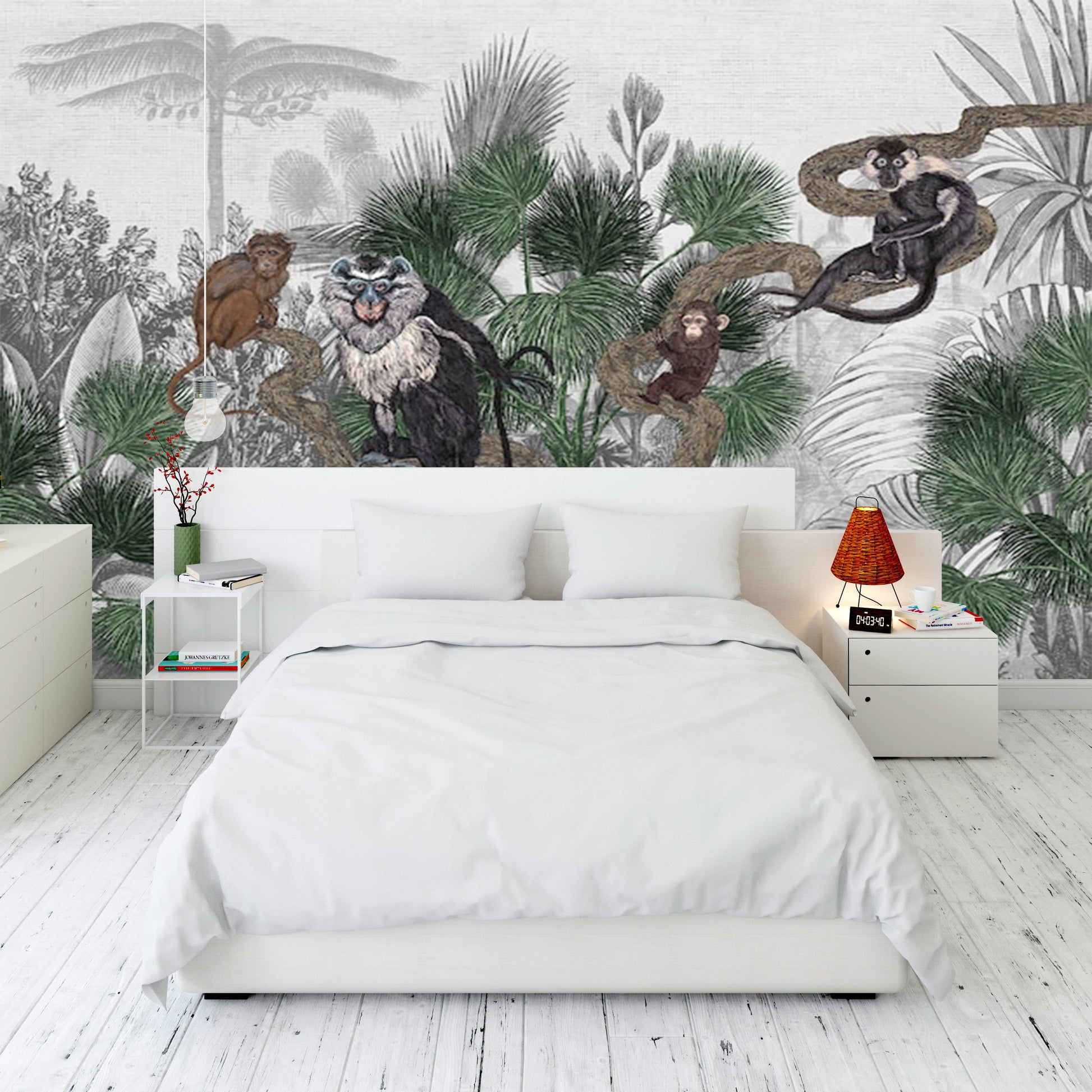 Texture Hautbois 3D: Votre Fond Mural Exotique Zoo! - Le meilleur Papier peint panoramique Sur mesure