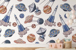 Voyage dans l'espace II - Papier peint mural - Vignette | Mr Papier Peint